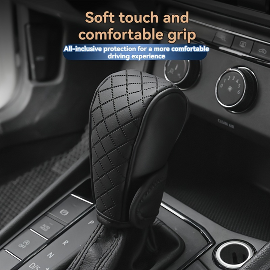 Universal Leather Car Gear Knob Cover Anti Slip Cover Vitesse