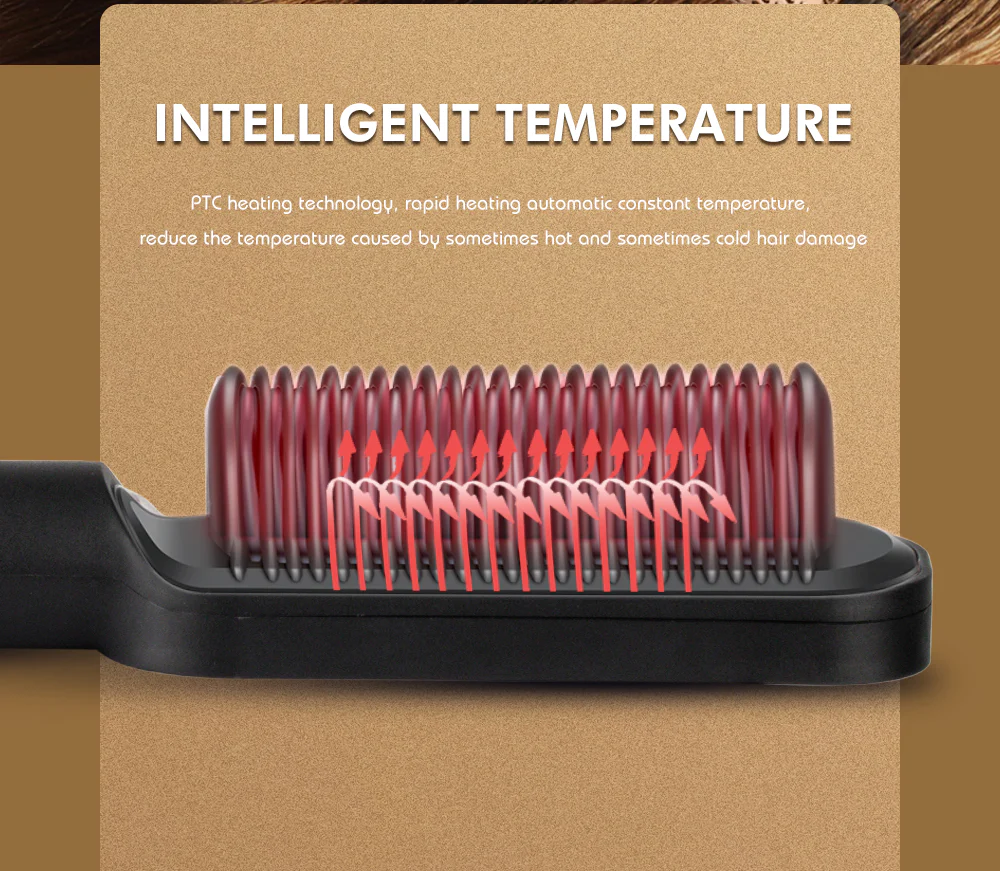 RAF Hair Straightener Brush R412