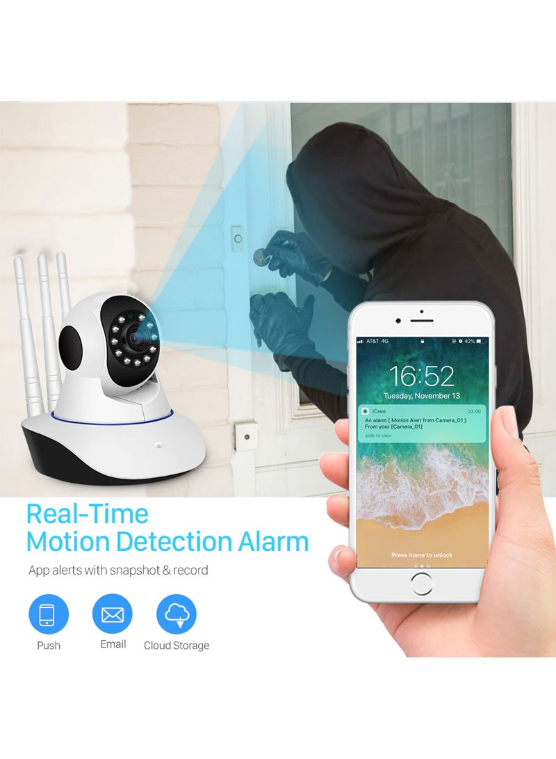3MP PTZ WiFi Security Camera R6-30G