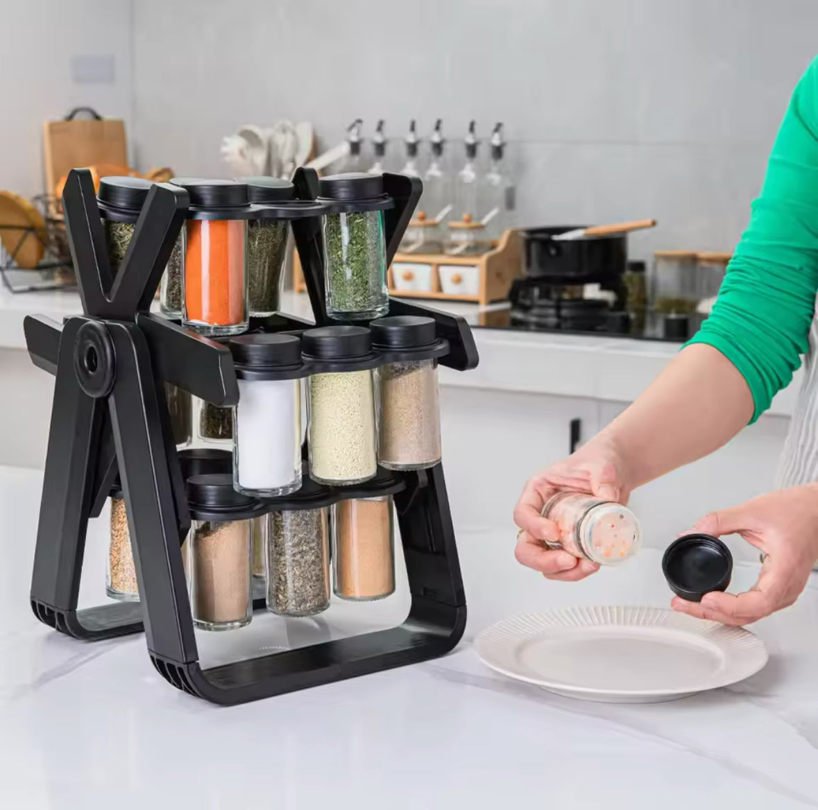 18-Jar Rotating Spice Rack