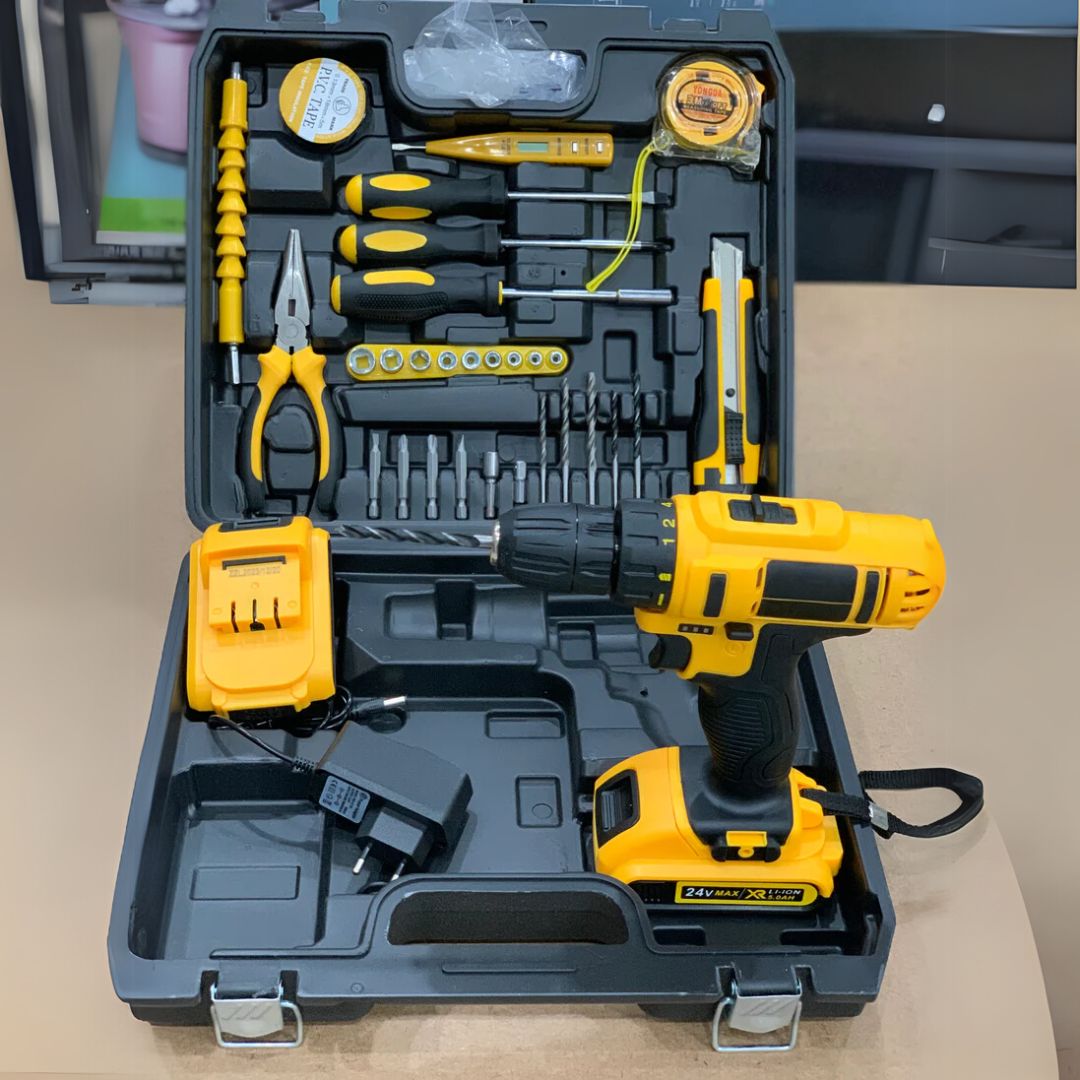 24V DUNLANDI Cordless Drill Machine Kit