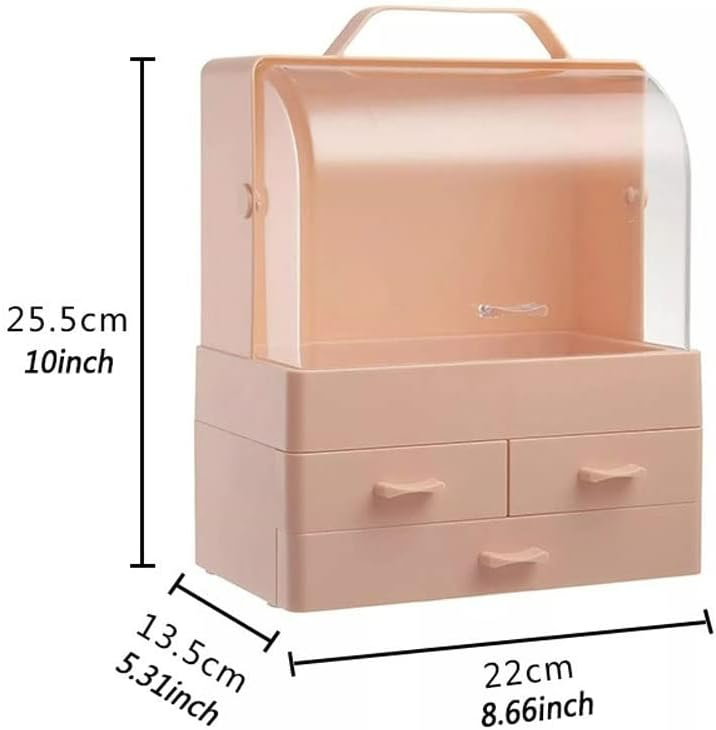 3-Drawer Makeup Organizer
