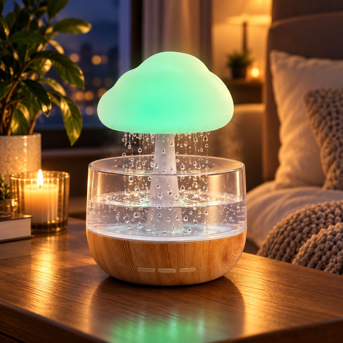 RGB Raining Humidifier Rain Cloud