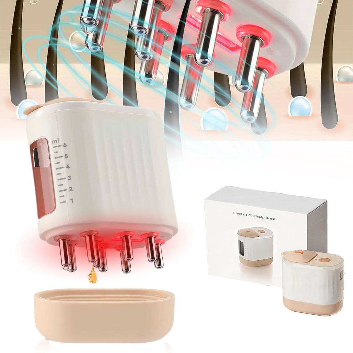 2-in-1 Hair Oil Applicator