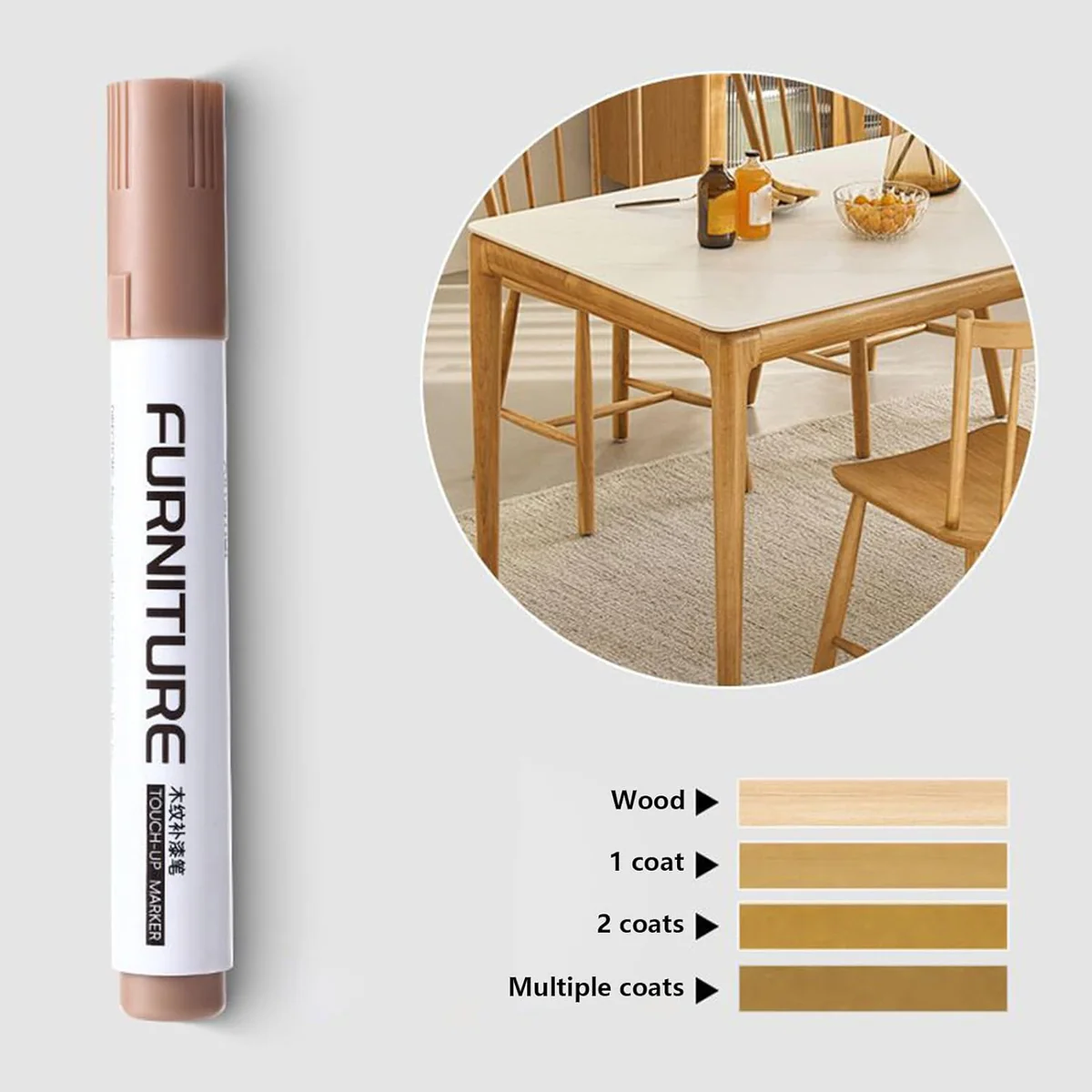 12-Piece Wood Repair Marker Set