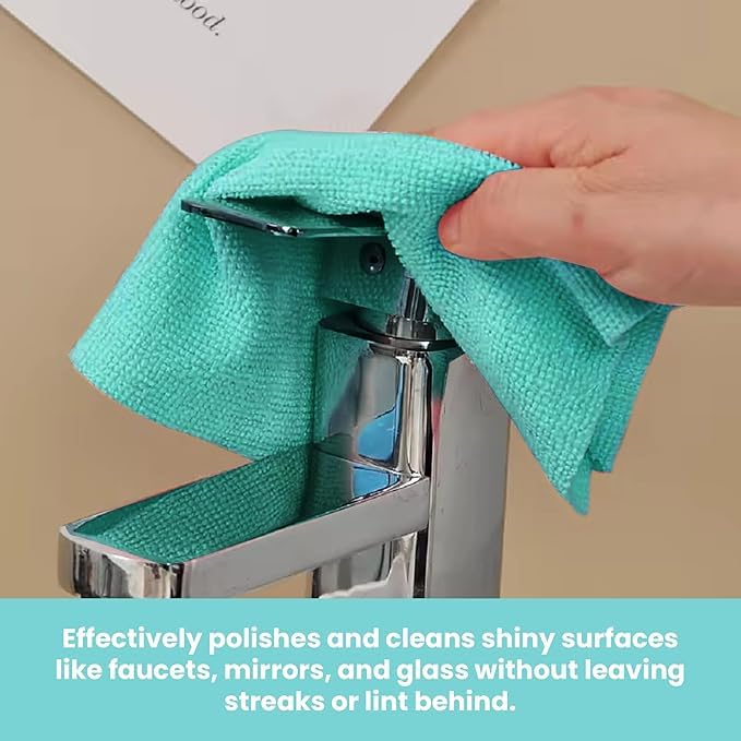 20-Piece Microfiber Cleaning Cloth Set