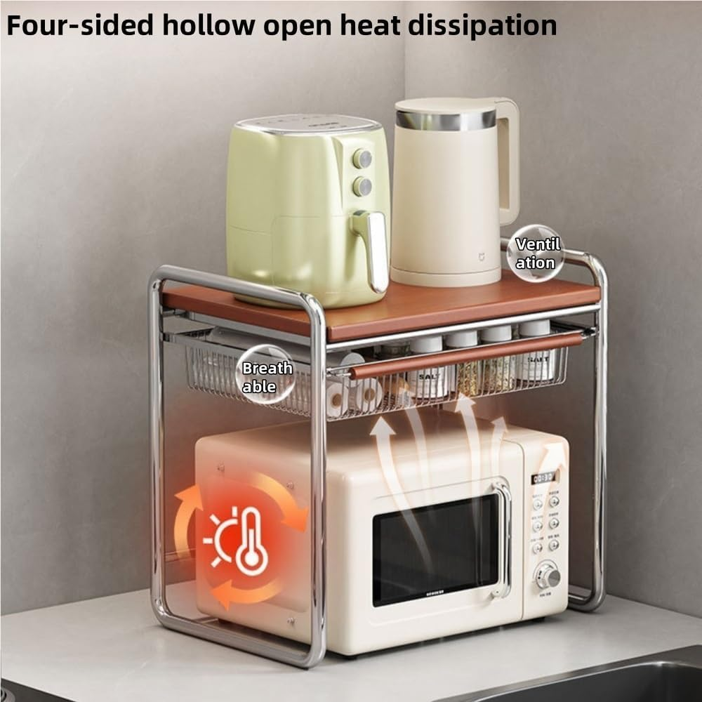 2-Tier Microwave Shelf