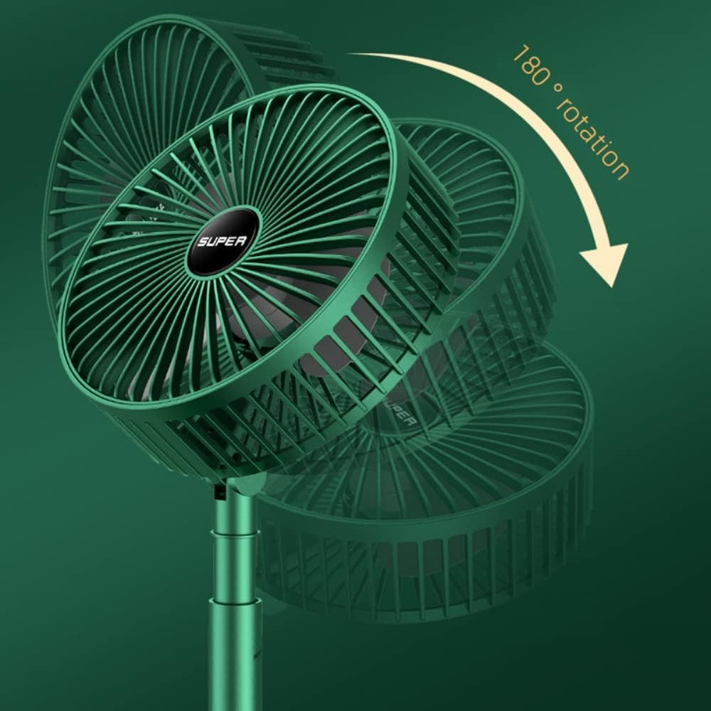 Foldable Desk Fan 3 Speeds, 180° Tilt Fan