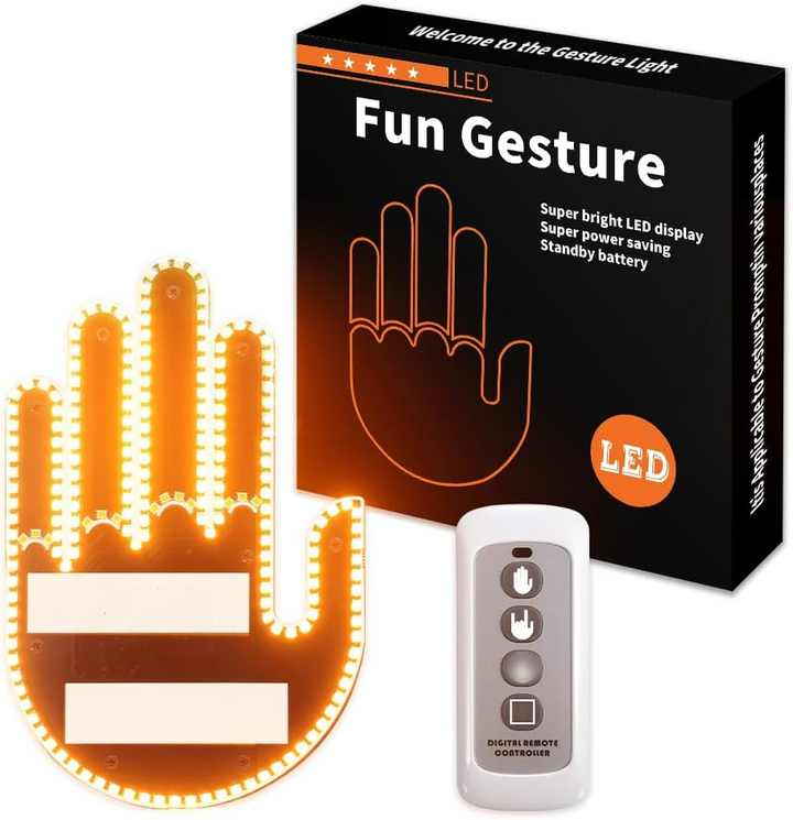 LED Hand Signal Car Sign