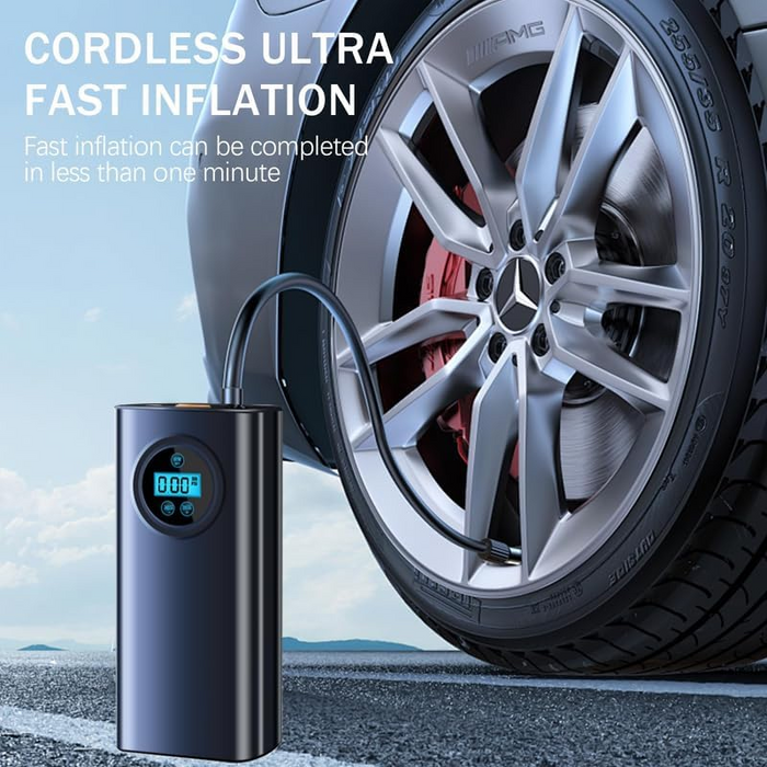 Portable Tire Inflator with LCD