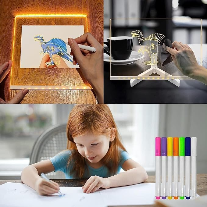 3D Acrylic Message Board Lamp