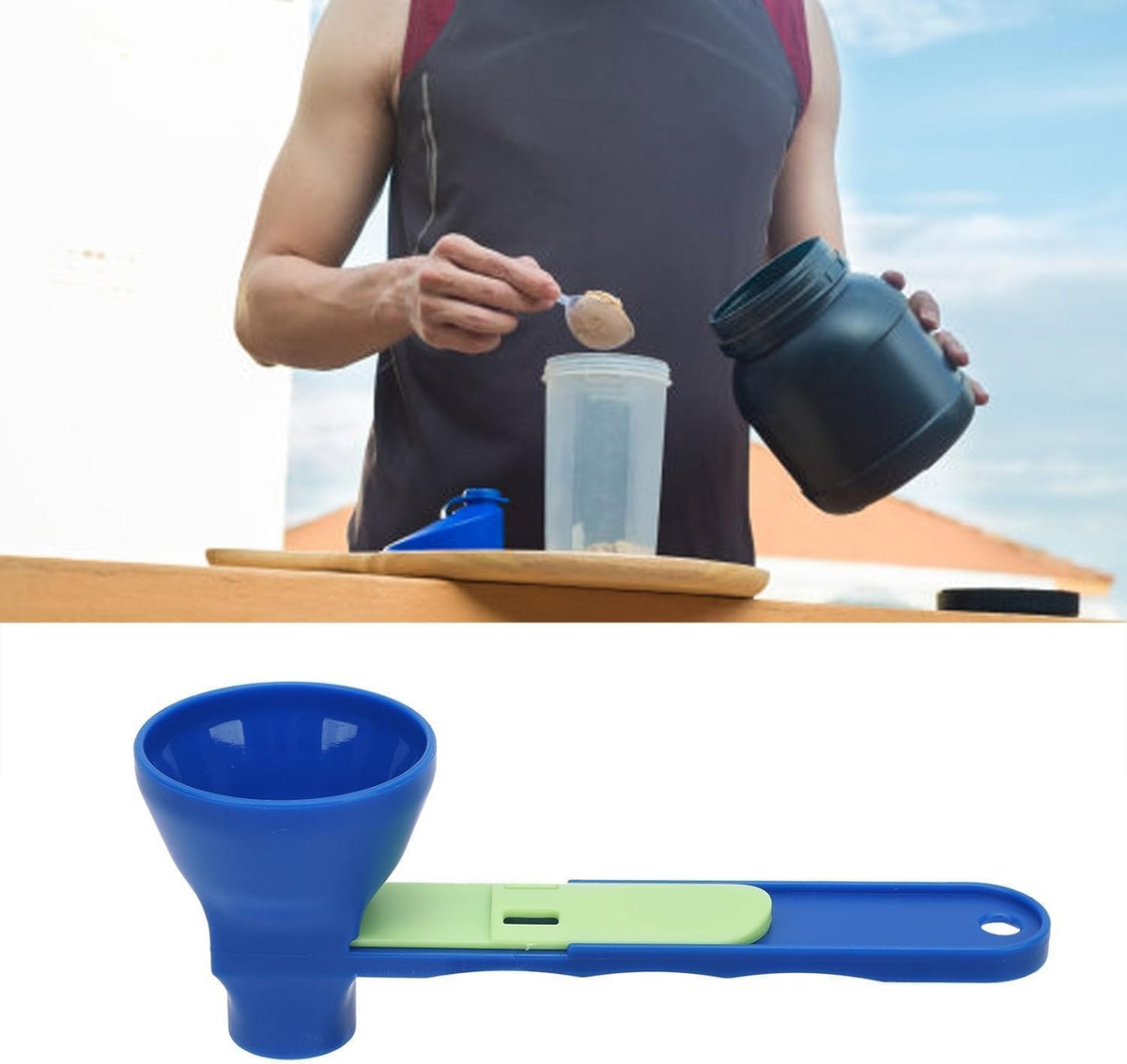 Adjustable Protein Measuring Scoop
