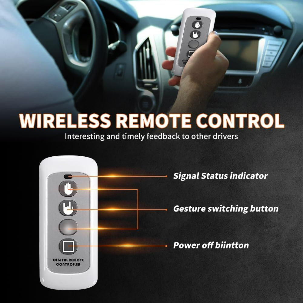 LED Hand Signal Car Sign