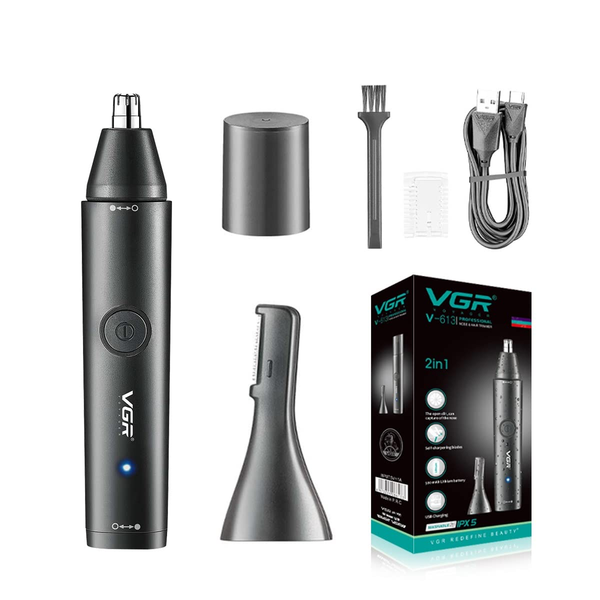 VGR V613 Ear, Nose & Eyebrow Trimmer