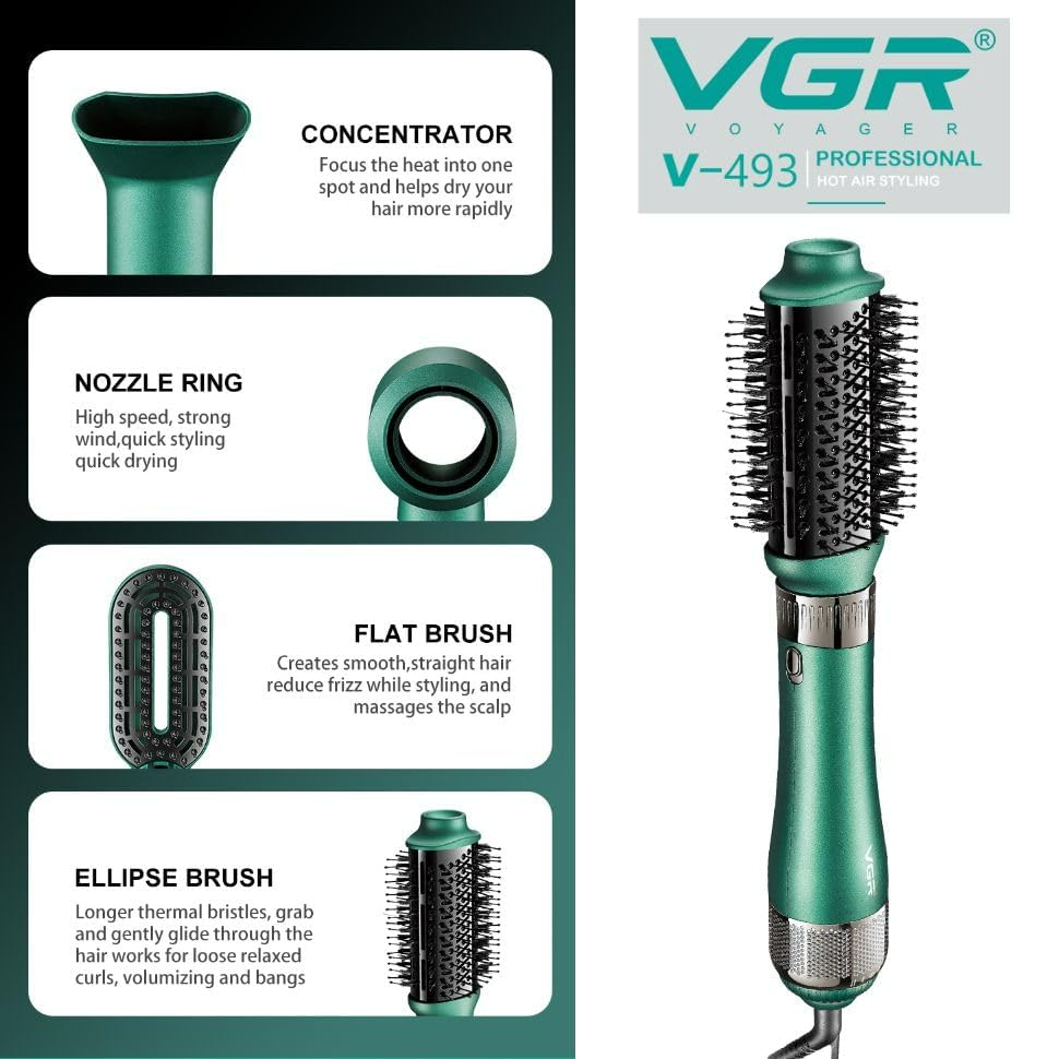 VGR 4-in-1 Hot Air Styler V493