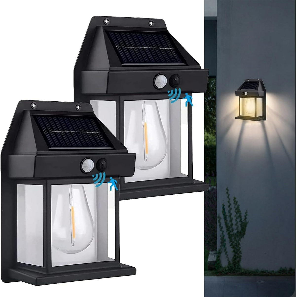 Solar Motion Sensor Wall Light