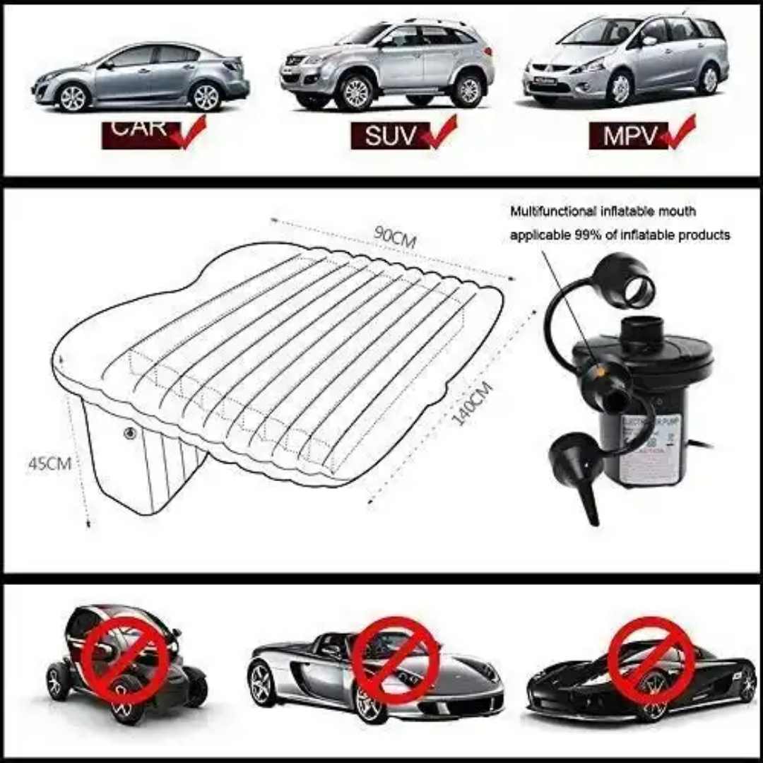 Multi-Function Inflatable Car Bed Mattress