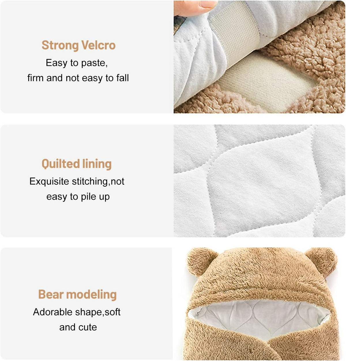 Hooded Baby Swaddle Blanket