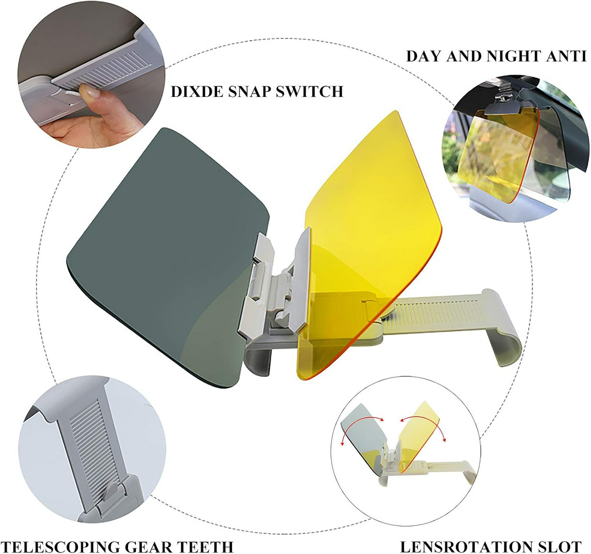 Anti-Glare Car Sun Visor