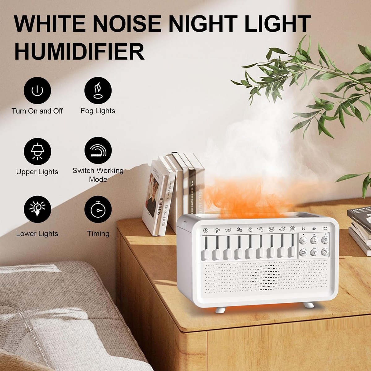 4-in-1 White Noise Humidifier
