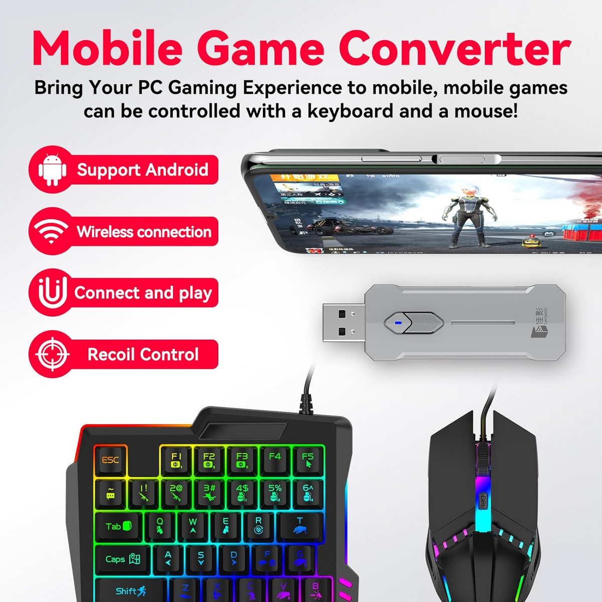 4-in-1 Mobile Gaming Combo