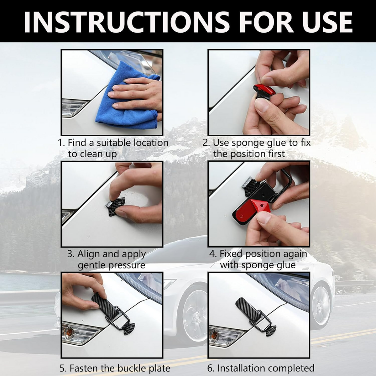 2-Piece Bumper Quick Release Fasteners