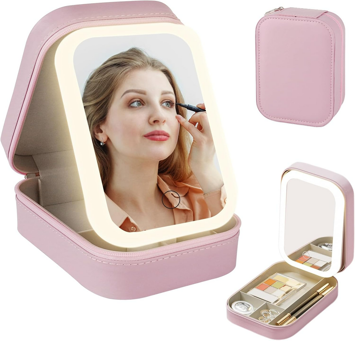 LED Makeup Travel Case