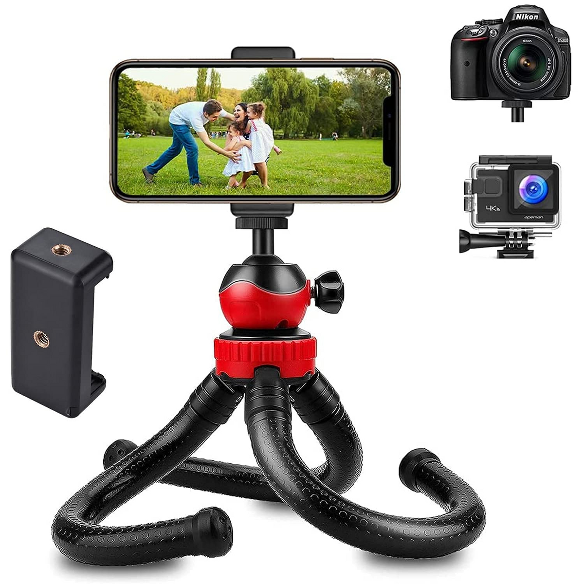 Flexible Octopus Tripod for Phone & Camera