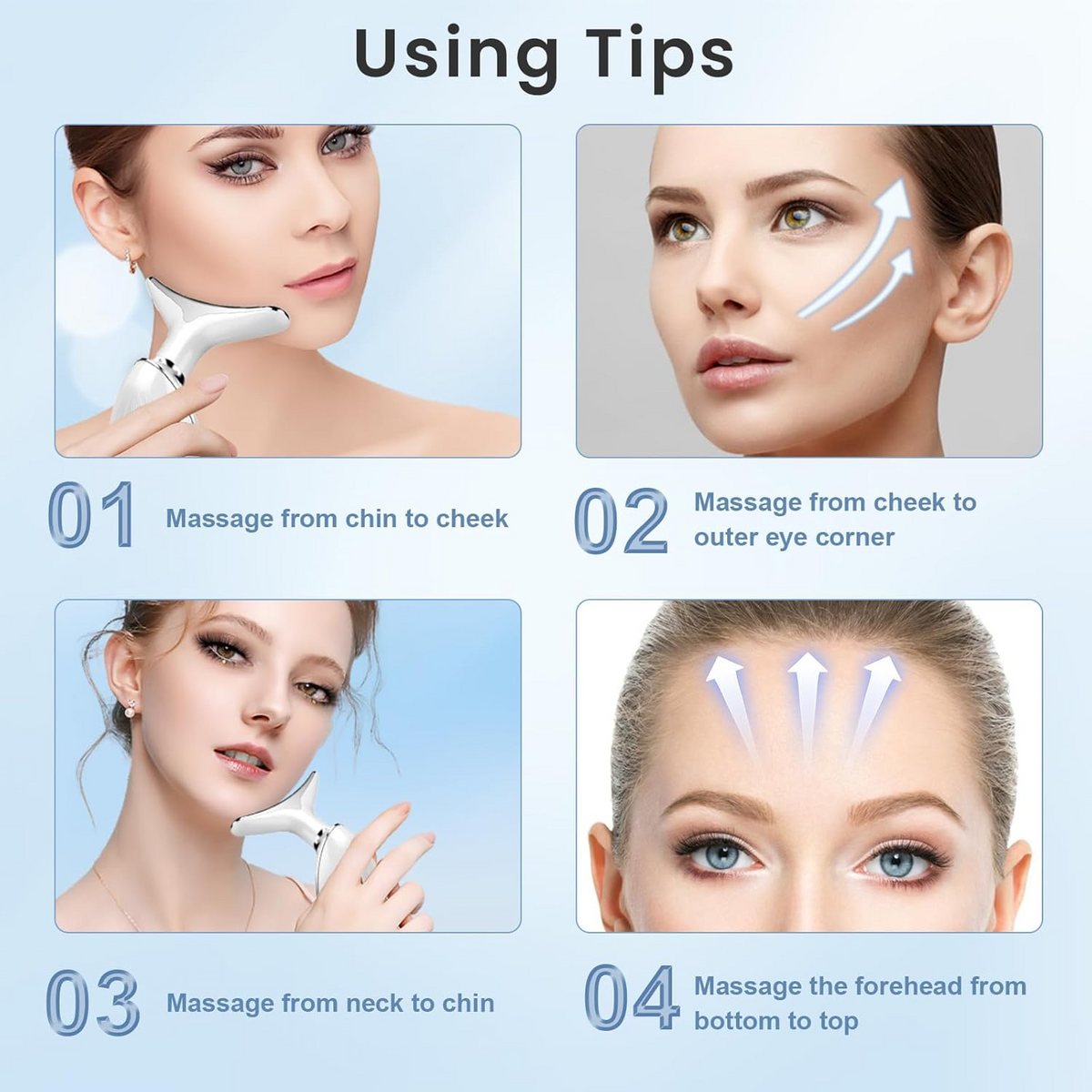 3-in-1 Face & Neck Massager