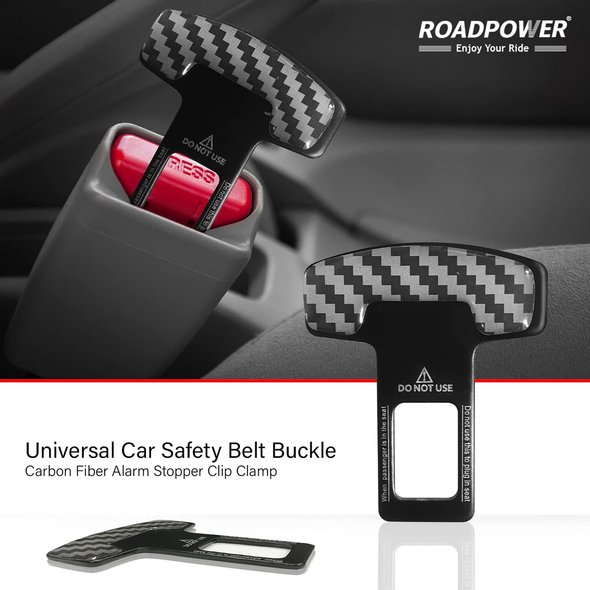 2-Piece Seat Belt Silencer Clips