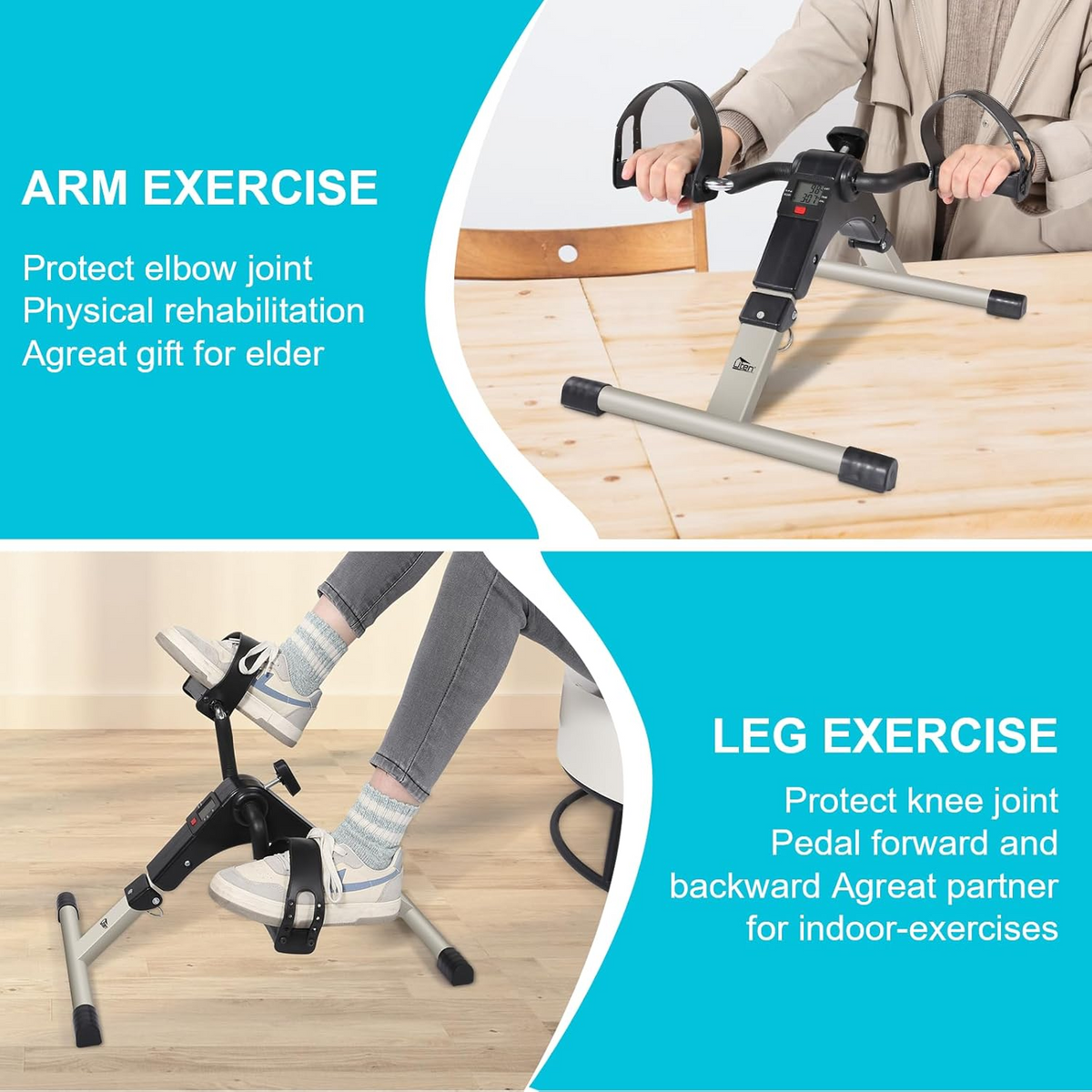 Foldable Under-Desk Pedal Exerciser