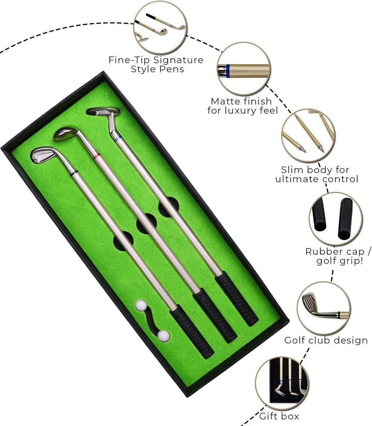 Mini Golf Pen Gift Set