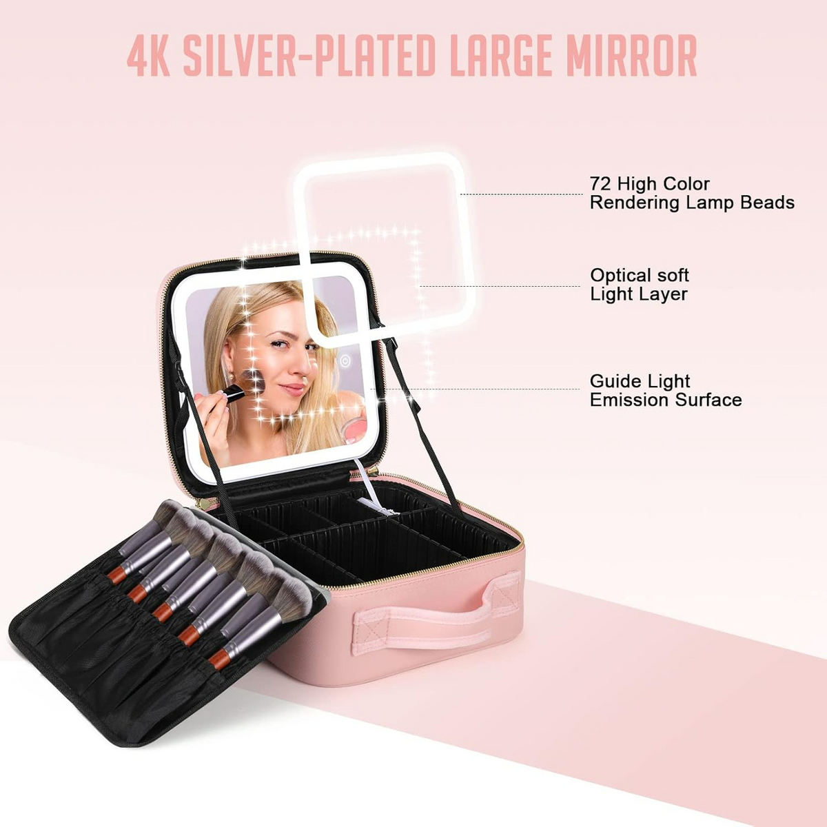 Adjustable Light Make up Bag