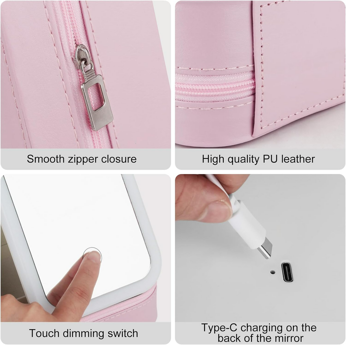 LED Makeup Travel Case
