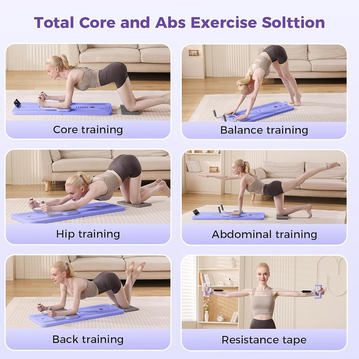 Foldable Pilates Reformer Machine