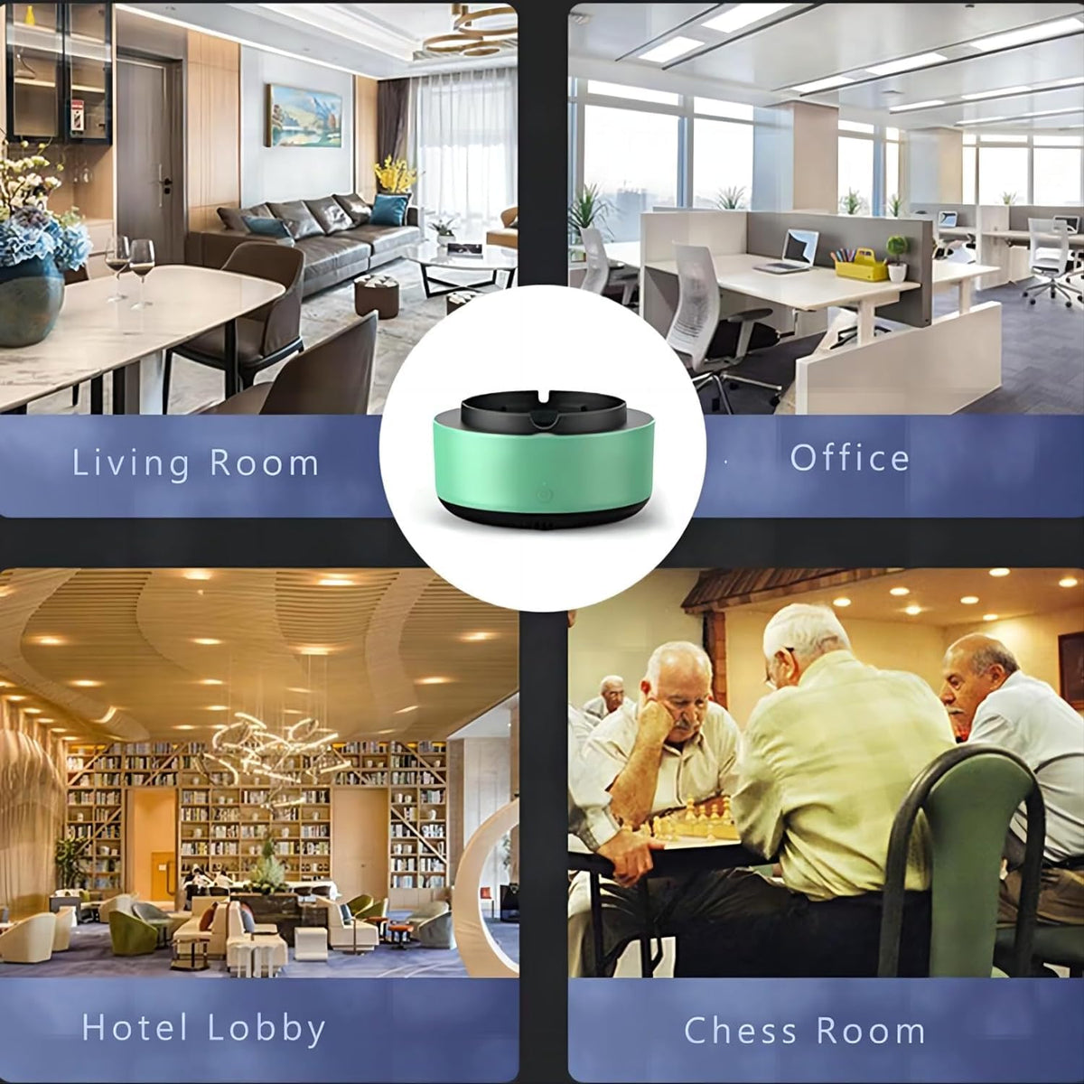 2-in-1 Smokeless Ashtray & Air Purifier