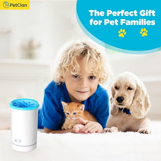 Dog Pet Foot Cleaner Rechargeable Soft Brushes for Small & Medium Dogs