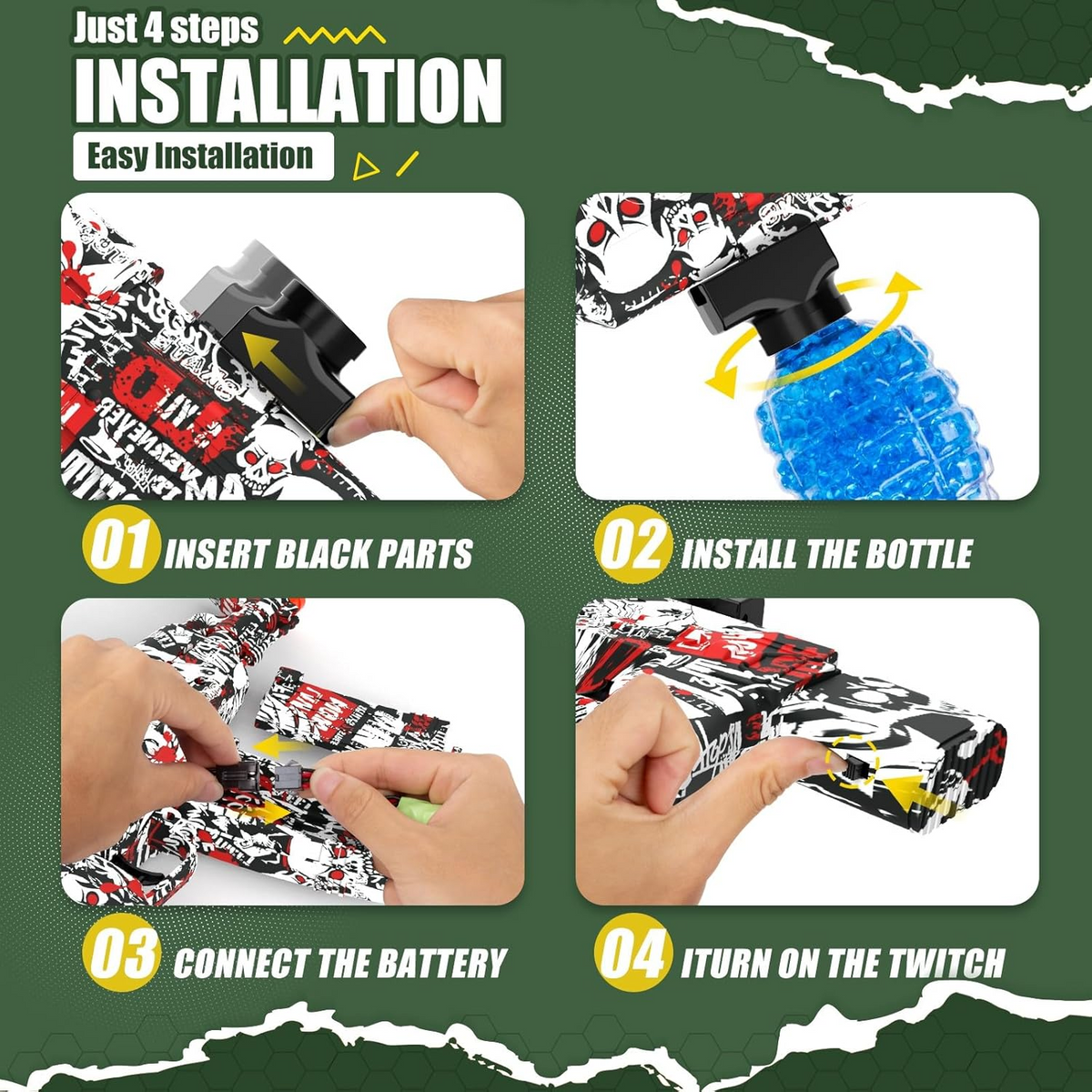 Electric Gel Blaster Toy Outdoor Toy