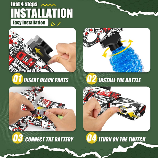 Electric Gel Blaster Toy Automatic Outdoor Toy