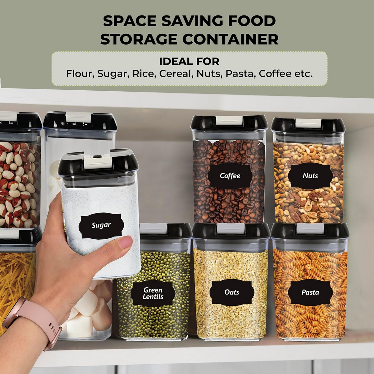 7-Piece Airtight Food Container Set