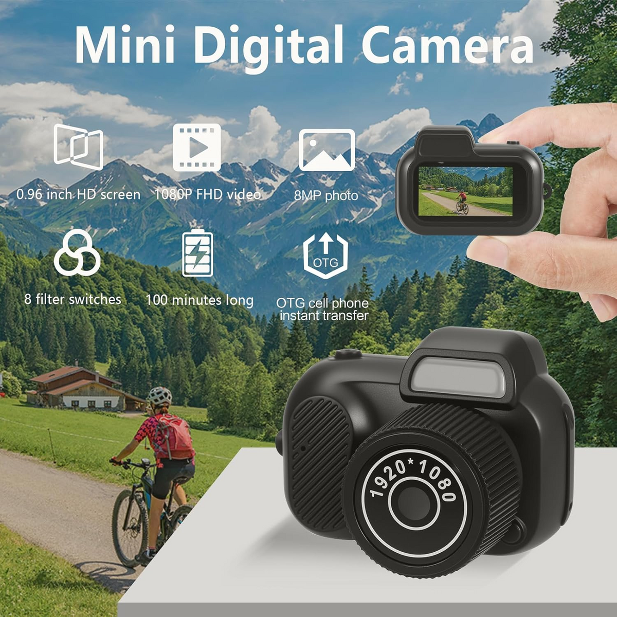 8MP Mini Keychain Camera
