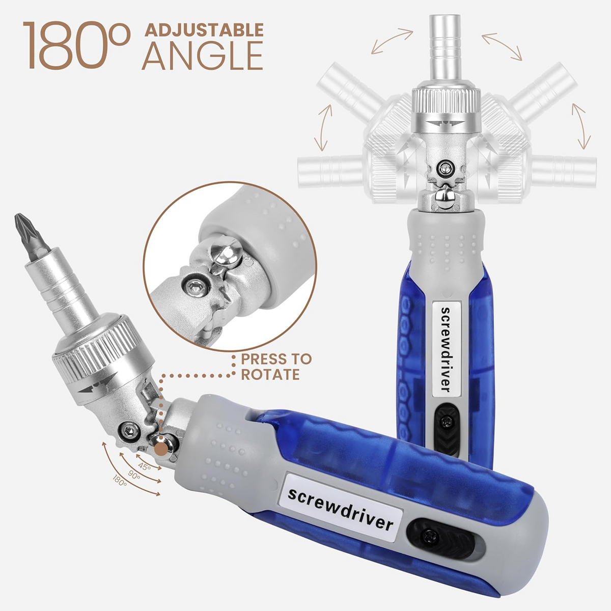 15 in 1 Magnetic Ratchet Screwdriver Set