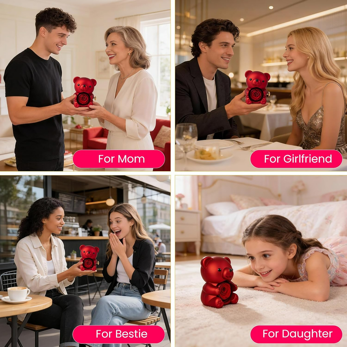 Eternal Rose Bear Box