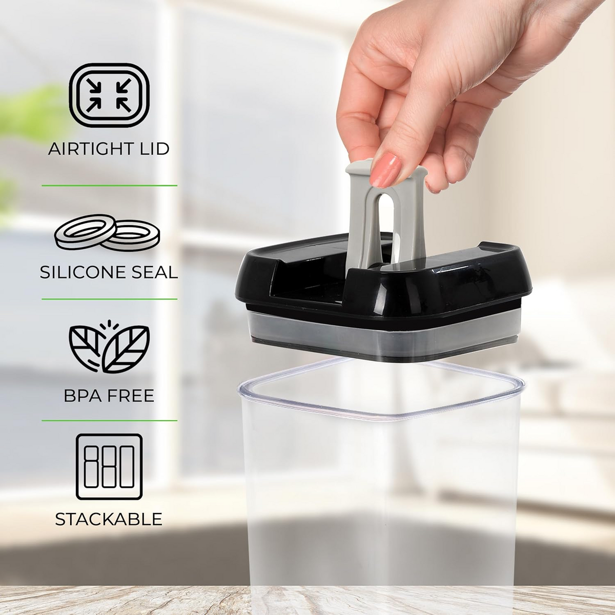 7-Piece Airtight Food Container Set