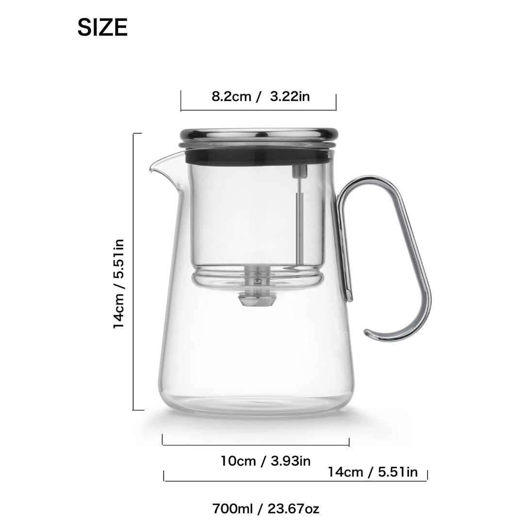 Glass Teapot with Filter