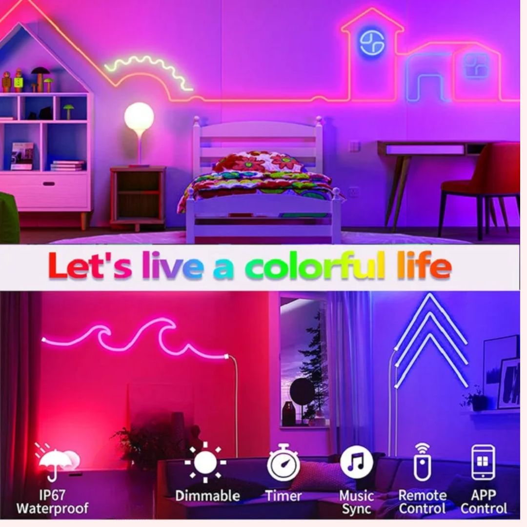 5m RGBIC Neon Rope Light