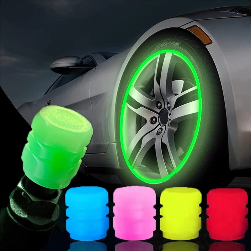 4-Piece LED Valve Lights