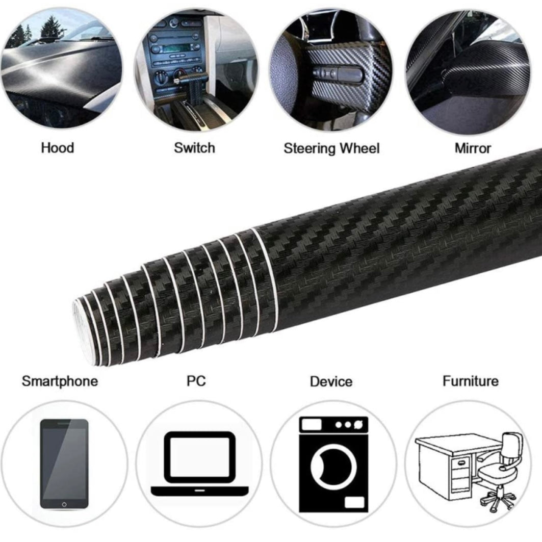 3D Carbon Fiber Door Sill Protector