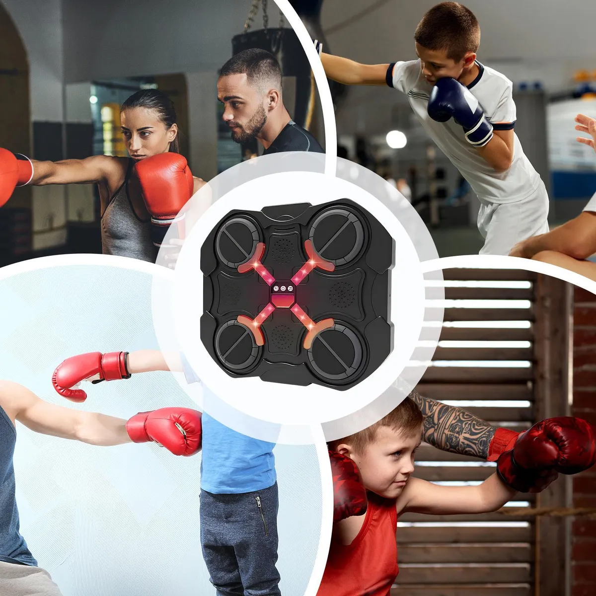 4-Target Music Boxing Machine