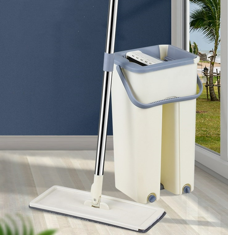 Hands-Free Mop & Bucket Set